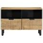Mueble de TV madera maciza mango marrón 70x33x46 cm by , CD and DVD storage - Ref: Foro24-4017721, Price: 99,29 €, Discount: %