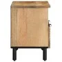 Mueble de TV madera maciza mango marrón 70x33x46 cm by , CD and DVD storage - Ref: Foro24-4017721, Price: 99,29 €, Discount: %