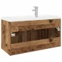 Mueble para lavabo con lavabo incorporado madera vieja by , Bathroom furniture - Ref: Foro24-3328909, Price: 293,44 €, Discou...