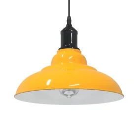 Lámpara colgante regulable altura E27 amarillo brillante Ø 31cm by , Lamps - Ref: Foro24-4103439, Price: 35,36 €, Discount: %