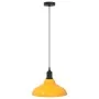 Lámpara colgante regulable altura E27 amarillo brillante Ø 31cm by , Lamps - Ref: Foro24-4103439, Price: 35,36 €, Discount: %