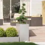 Jardinera 40x80x80 cm acero inoxidable by , Pots and planters - Ref: Foro24-860777, Price: 140,15 €, Discount: %