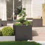 Jardinera acero negro 80x80x80 cm von , Töpfe und Pflanzgefäße - Ref: Foro24-860780, Preis: 128,02 €, Rabatt: %