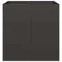 Jardinera acero negro 80x80x80 cm von , Töpfe und Pflanzgefäße - Ref: Foro24-860780, Preis: 128,02 €, Rabatt: %