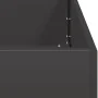 Jardinera acero negro 80x80x80 cm von , Töpfe und Pflanzgefäße - Ref: Foro24-860780, Preis: 128,02 €, Rabatt: %