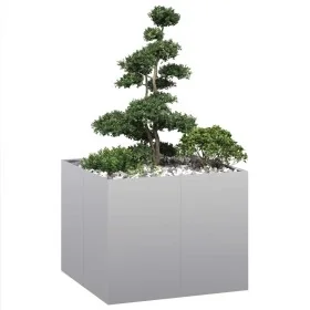 Jardinera 100x100x80 cm de acero galvanizado von , Töpfe und Pflanzgefäße - Ref: Foro24-860827, Preis: 113,95 €, Rabatt: %