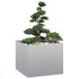 Jardinera 100x100x80 cm de acero galvanizado de , Maceteros y jardineras - Ref: Foro24-860827, Precio: 113,38 €, Descuento: %