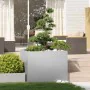 Jardinera 100x100x80 cm de acero galvanizado de , Maceteros y jardineras - Ref: Foro24-860827, Precio: 113,38 €, Descuento: %
