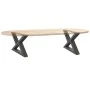 Patas de mesa centro 2 unidades acero antracita 50x(30-31,3) cm de , Patas para mesas - Ref: Foro24-4012686, Precio: 68,57 €,...