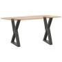 Patas de mesa de comedor 2 uds acero antracita 60x(72-73,3) cm de , Patas para mesas - Ref: Foro24-4012722, Precio: 104,69 €,...