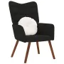 Sillón de relax de terciopelo negro de , Sillones - Ref: Foro24-4016816, Precio: 93,57 €, Descuento: %