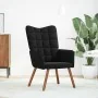 Sillón de relax de terciopelo negro de , Sillones - Ref: Foro24-4016816, Precio: 93,57 €, Descuento: %