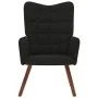 Sillón de relax de terciopelo negro de , Sillones - Ref: Foro24-4016816, Precio: 93,57 €, Descuento: %