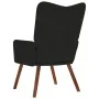 Sillón de relax de terciopelo negro de , Sillones - Ref: Foro24-4016816, Precio: 93,57 €, Descuento: %