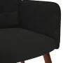 Sillón de relax de terciopelo negro de , Sillones - Ref: Foro24-4016816, Precio: 93,57 €, Descuento: %