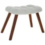 Sillón de relax con reposapiés terciopelo gris claro von , Sessel - Ref: Foro24-4016821, Preis: 128,60 €, Rabatt: %
