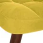 Sillón de relax con taburete terciopelo amarillo by , Armchairs - Ref: Foro24-4016828, Price: 98,11 €, Discount: %