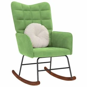 Silla mecedora de terciopelo verde claro von , Schaukelstühle - Ref: Foro24-4016835, Preis: 104,60 €, Rabatt: %