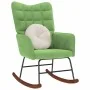 Silla mecedora de terciopelo verde claro by , Rocking chairs - Ref: Foro24-4016835, Price: 105,34 €, Discount: %