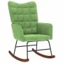 Silla mecedora de terciopelo verde claro by , Rocking chairs - Ref: Foro24-4016835, Price: 105,34 €, Discount: %