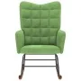 Silla mecedora de terciopelo verde claro by , Rocking chairs - Ref: Foro24-4016835, Price: 105,34 €, Discount: %