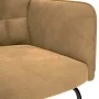 Silla mecedora de terciopelo marrón de , Mecedoras - Ref: Foro24-4016840, Precio: 114,47 €, Descuento: %