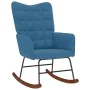 Silla mecedora de terciopelo azul von , Schaukelstühle - Ref: Foro24-4016842, Preis: 105,78 €, Rabatt: %