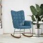 Silla mecedora de terciopelo azul von , Schaukelstühle - Ref: Foro24-4016842, Preis: 105,78 €, Rabatt: %