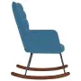 Silla mecedora de terciopelo azul von , Schaukelstühle - Ref: Foro24-4016842, Preis: 105,78 €, Rabatt: %