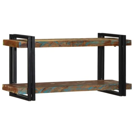 Estante de pared multicolor de madera maciza reciclada by , CD and DVD storage - Ref: Foro24-4017486, Price: 93,00 €, Discoun...