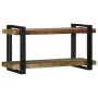 Estante de pared multicolor de madera maciza reciclada by , CD and DVD storage - Ref: Foro24-4017486, Price: 93,00 €, Discoun...