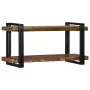 Estante de pared multicolor de madera maciza reciclada by , CD and DVD storage - Ref: Foro24-4017486, Price: 93,00 €, Discoun...