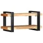 Estante de pared madera maciza de acacia 70x33x35 cm von , CD- und DVD-Speicher - Ref: Foro24-4017484, Preis: 84,32 €, Rabatt: %