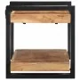 Estante de pared madera maciza de acacia 70x33x35 cm von , CD- und DVD-Speicher - Ref: Foro24-4017484, Preis: 84,32 €, Rabatt: %