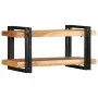 Estante de pared madera maciza de acacia 70x33x35 cm von , CD- und DVD-Speicher - Ref: Foro24-4017484, Preis: 84,32 €, Rabatt: %