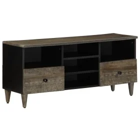 Mueble de TV madera maciza de mango negro 100x33x46 cm von , TV-Möbel - Ref: Foro24-4017810, Preis: 113,84 €, Rabatt: %