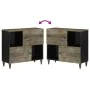 Aparador 80x33x75 cm madera maciza mango by , Sideboards - Ref: Foro24-4017819, Price: 117,06 €, Discount: %