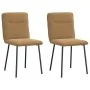 Sillas de comedor 2 unidades terciopelo marrón by , dining chairs - Ref: Foro24-4101217, Price: 85,97 €, Discount: %