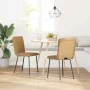 Sillas de comedor 2 unidades terciopelo marrón by , dining chairs - Ref: Foro24-4101217, Price: 85,97 €, Discount: %