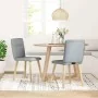 Sillas de comedor giratorias 2 unidades tela gris claro de , Sillas de comedor - Ref: Foro24-4101220, Precio: 104,31 €, Descu...