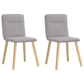 Sillas de comedor 2 uds tela gris nube by , dining chairs - Ref: Foro24-4101229, Price: 104,31 €, Discount: %