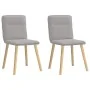 Sillas de comedor 2 uds tela gris nube von , Essstühle - Ref: Foro24-4101229, Preis: 104,31 €, Rabatt: %