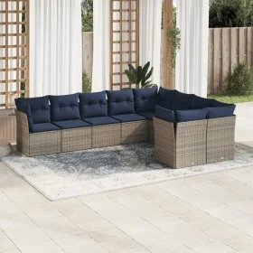 Set de sofás de jardín 9 pzas con cojines ratán sintético gris von , Gartensets - Ref: Foro24-3250010, Preis: 678,68 €, Rabat...