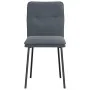 Sillas de comedor 2 unidades terciopelo gris oscuro de , Sillas de comedor - Ref: Foro24-4101310, Precio: 88,71 €, Descuento: %