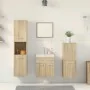 Juego de muebles de baño 5 pzas madera ingeniería roble Sonoma by , Bathroom furniture - Ref: Foro24-3325020, Price: 239,40 €...