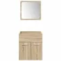 Juego de muebles de baño 5 pzas madera ingeniería roble Sonoma by , Bathroom furniture - Ref: Foro24-3325020, Price: 239,40 €...