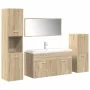 Juego de muebles de baño 5 pzas madera ingeniería roble Sonoma by , Bathroom furniture - Ref: Foro24-3325022, Price: 382,77 €...