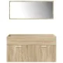 Juego de muebles de baño 5 pzas madera ingeniería roble Sonoma by , Bathroom furniture - Ref: Foro24-3325022, Price: 382,77 €...