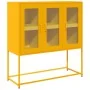 Aparador de acero laminado en frío amarillo 100,5x39x107 cm von , Sideboards - Ref: Foro24-853407, Preis: 133,67 €, Rabatt: %