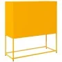 Aparador de acero laminado en frío amarillo 100,5x39x107 cm von , Sideboards - Ref: Foro24-853407, Preis: 133,67 €, Rabatt: %